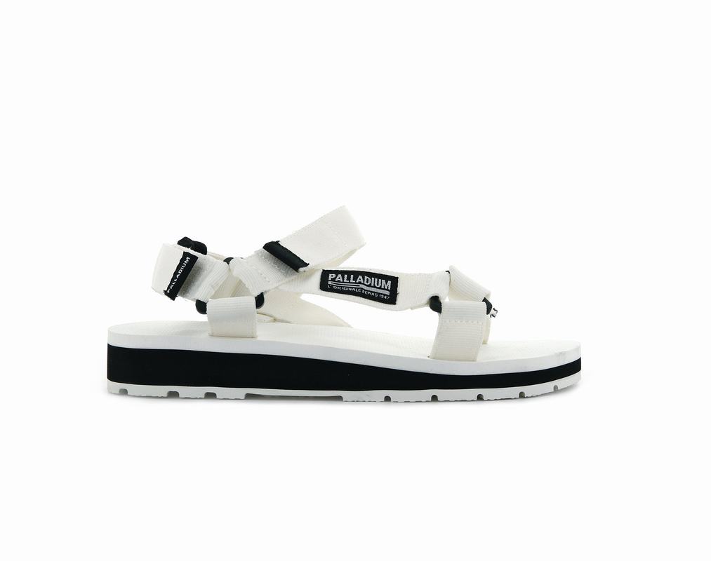 Palladium Outdoorsy Urbanity Damen Sandalen Weiß ||237891-TAY||